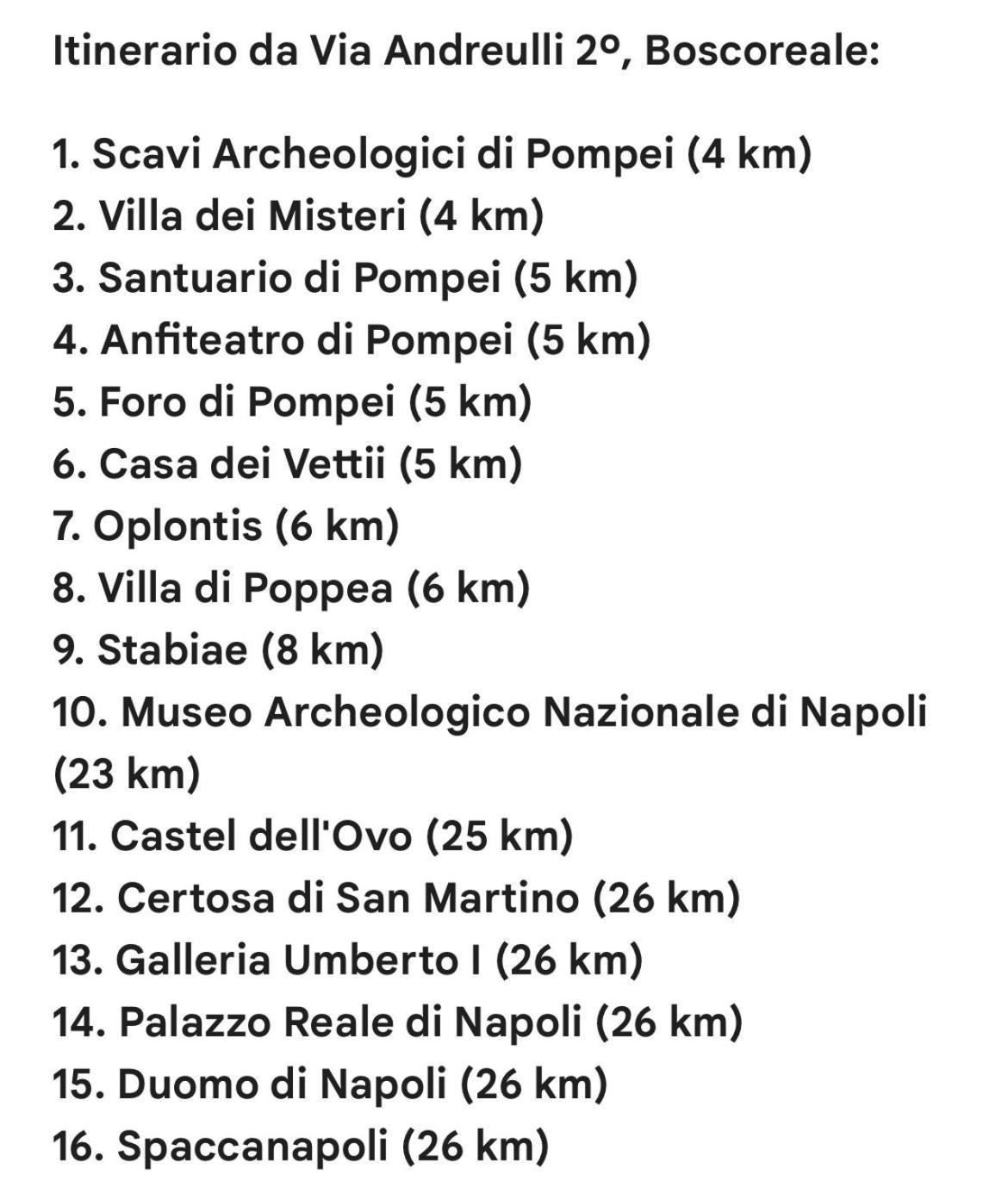 보스코리알레 Pompei Civico 14 아파트 외부 사진